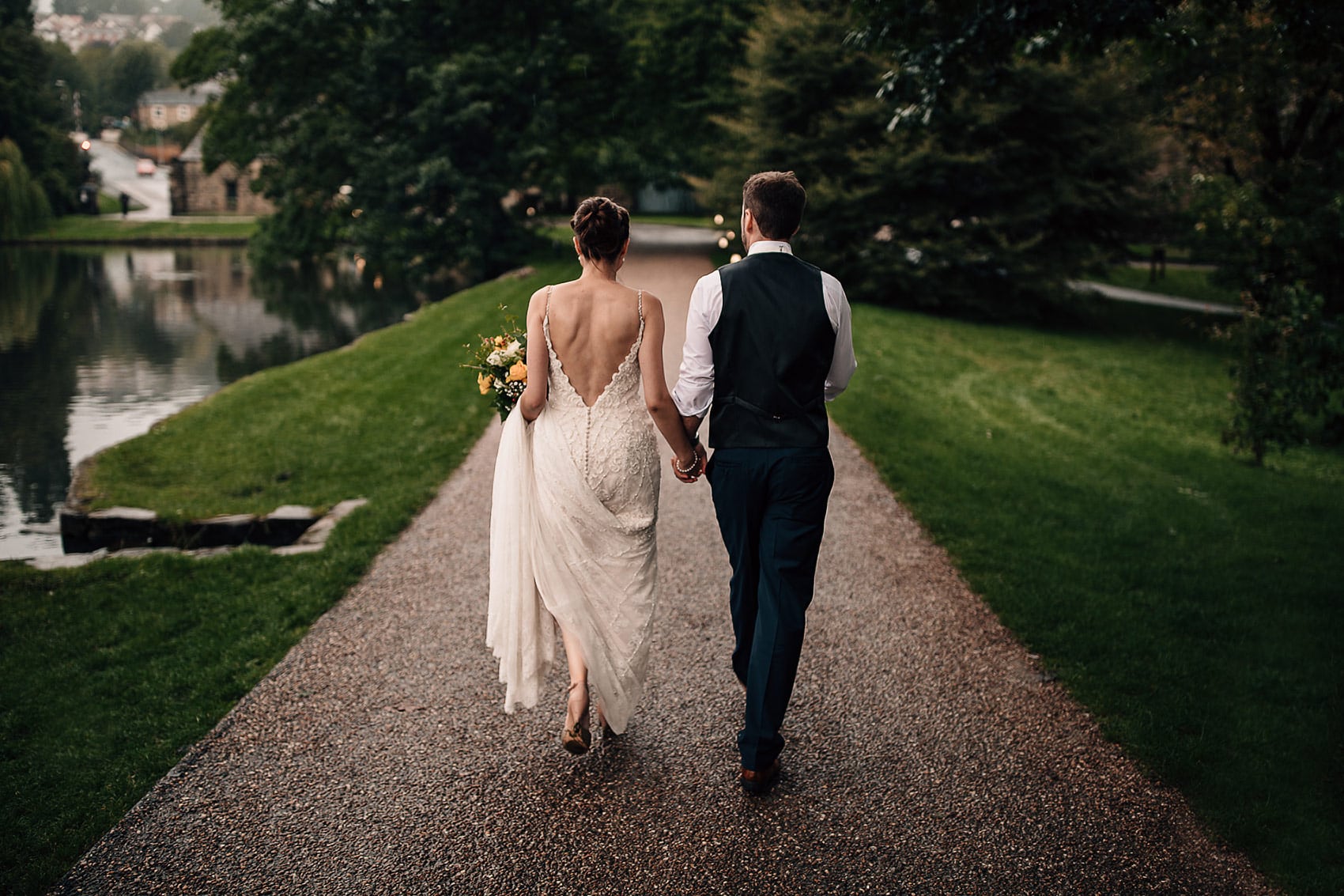 bride and groom wedding photography Yorkshire