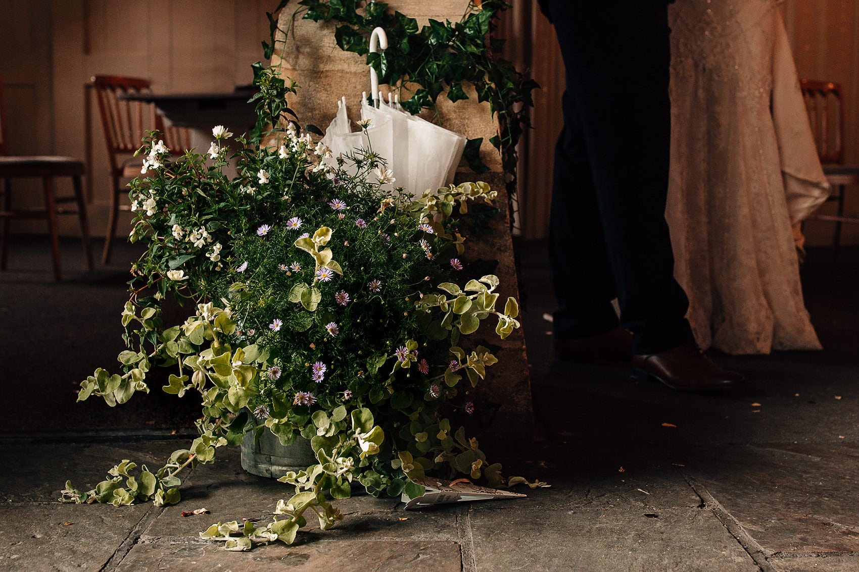 wedding flowers barn Yorkshire