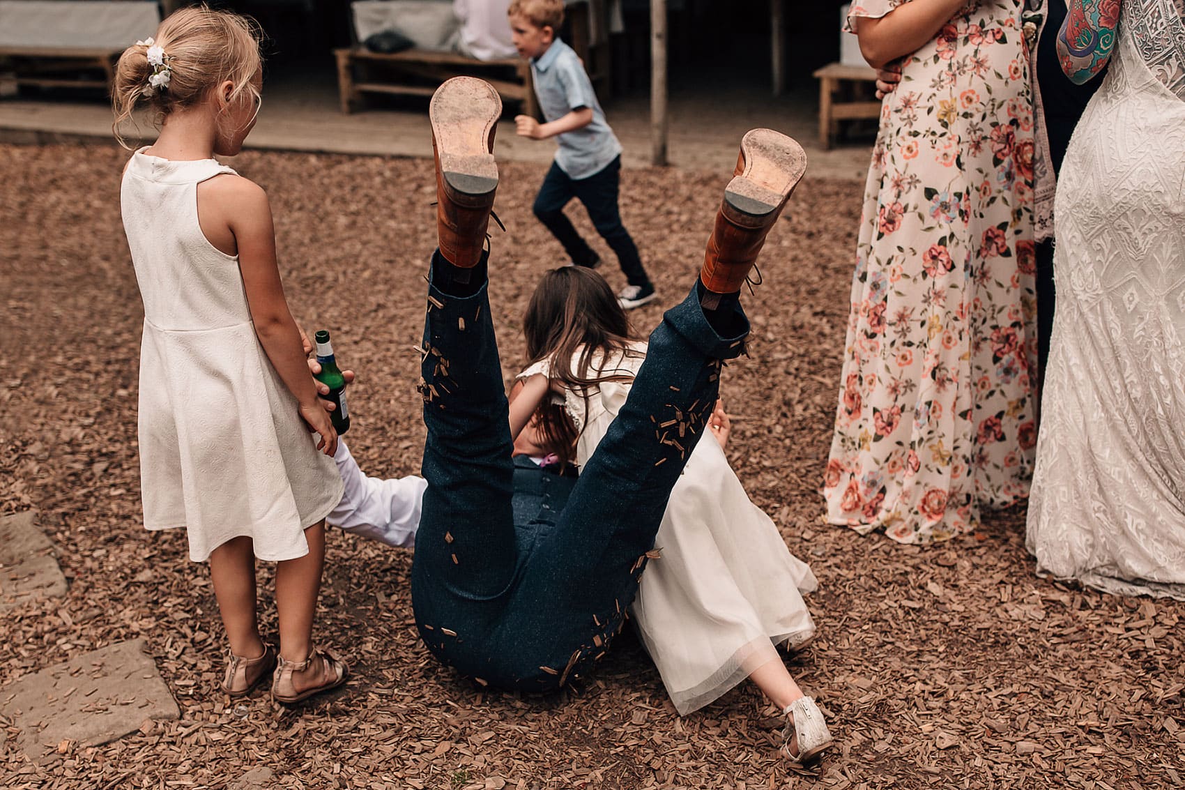 forest wedding dance-floor woodland