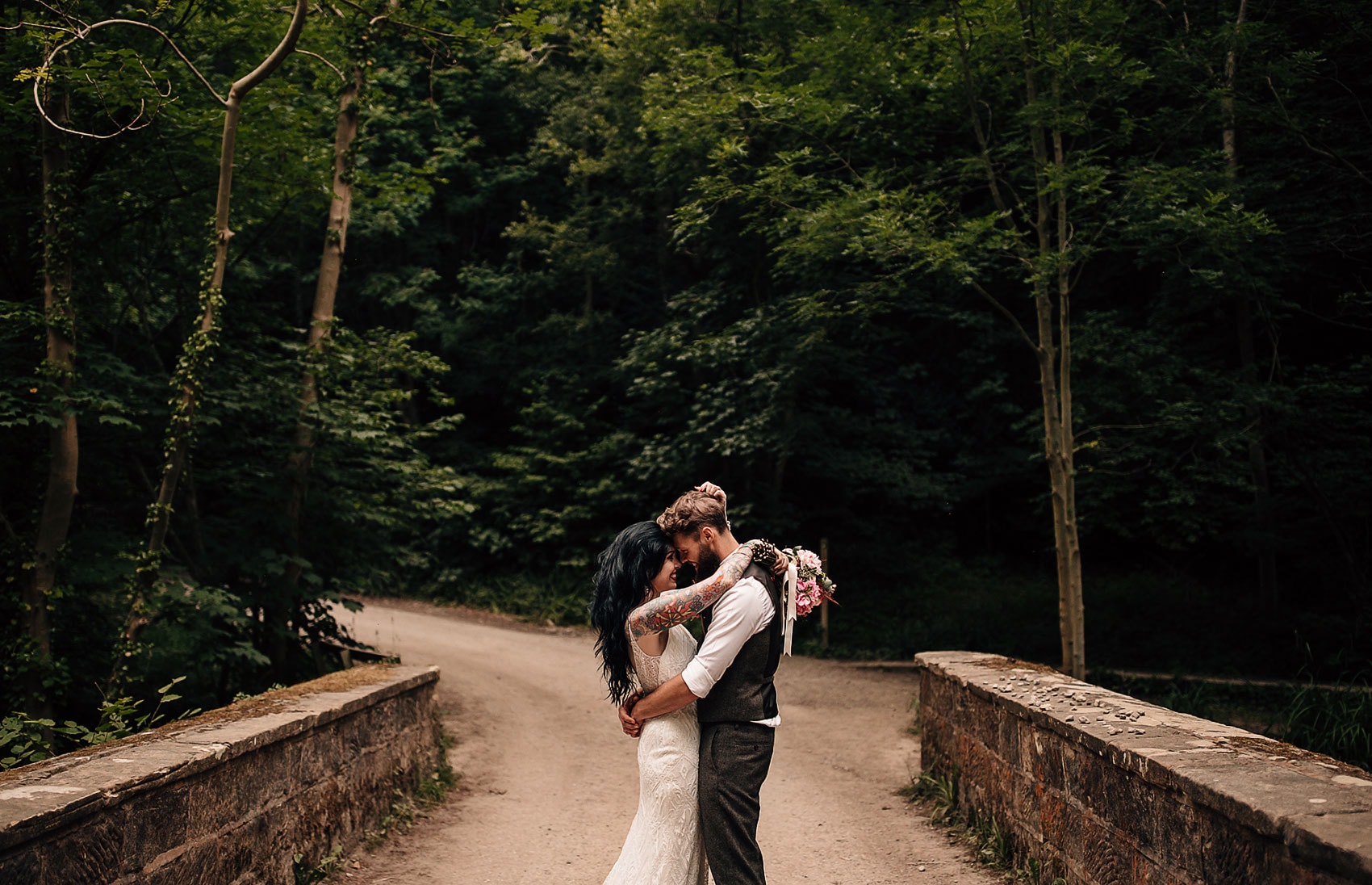 adventure photography outdoor woodland wedding