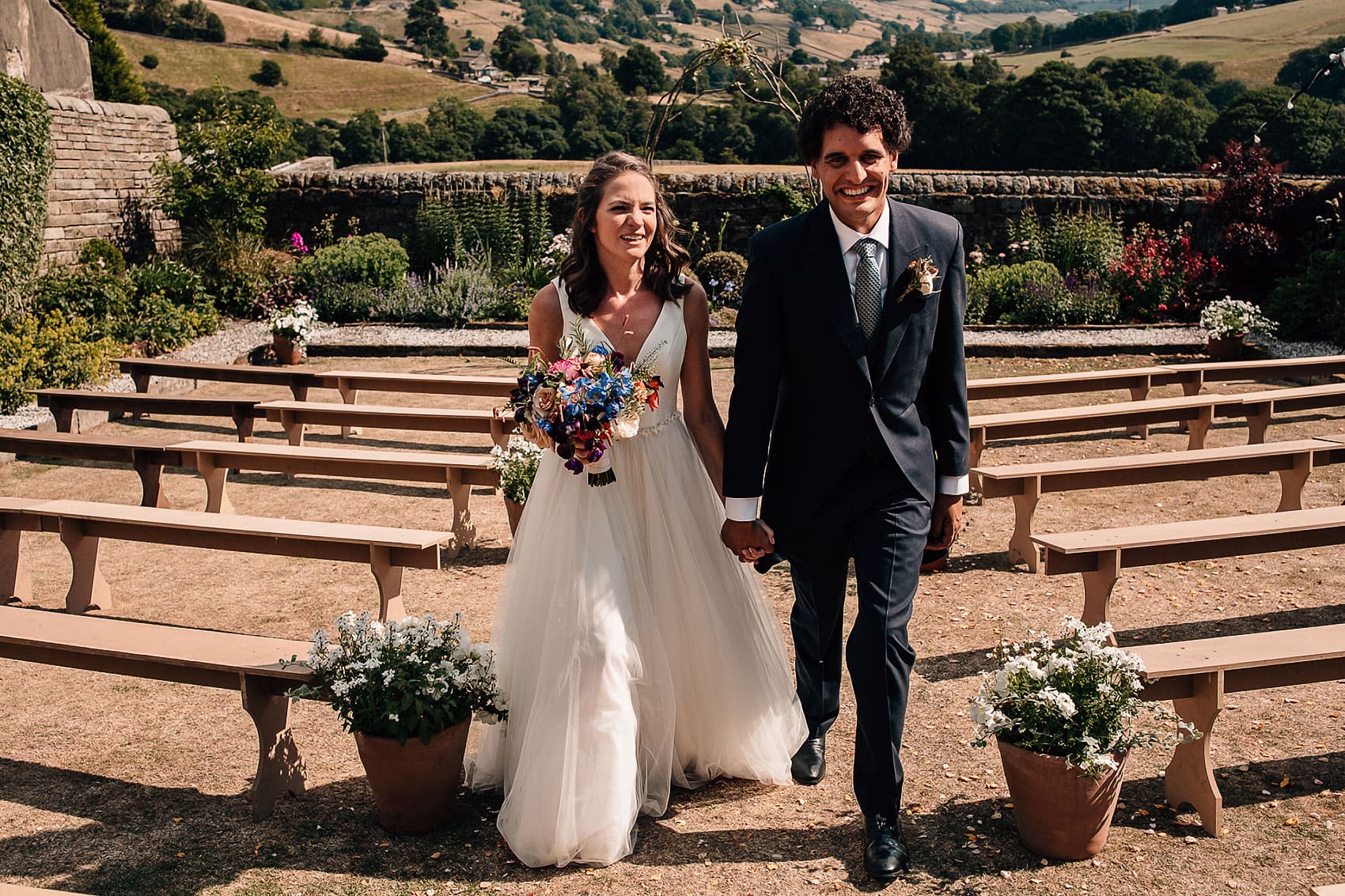 back garden wedding ceremony West Yorkshire