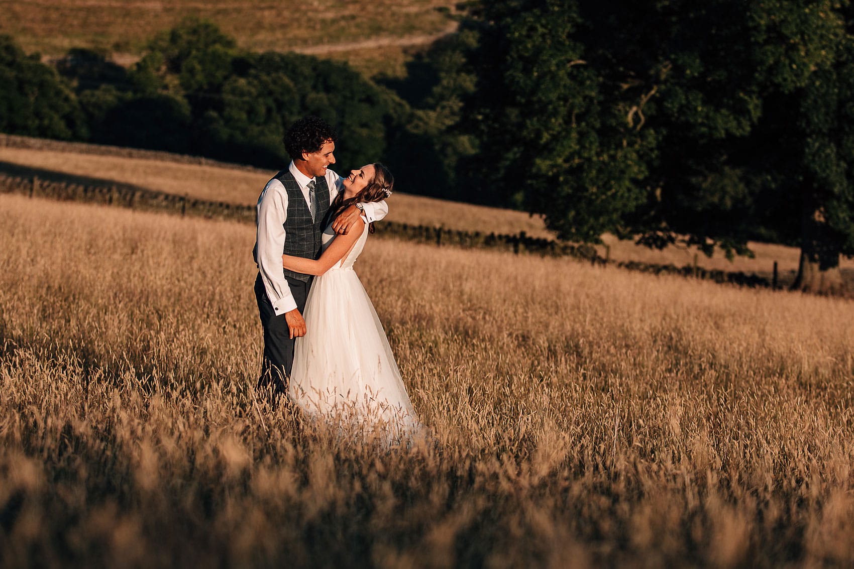 outdoor summer wedding photography Yorkshire