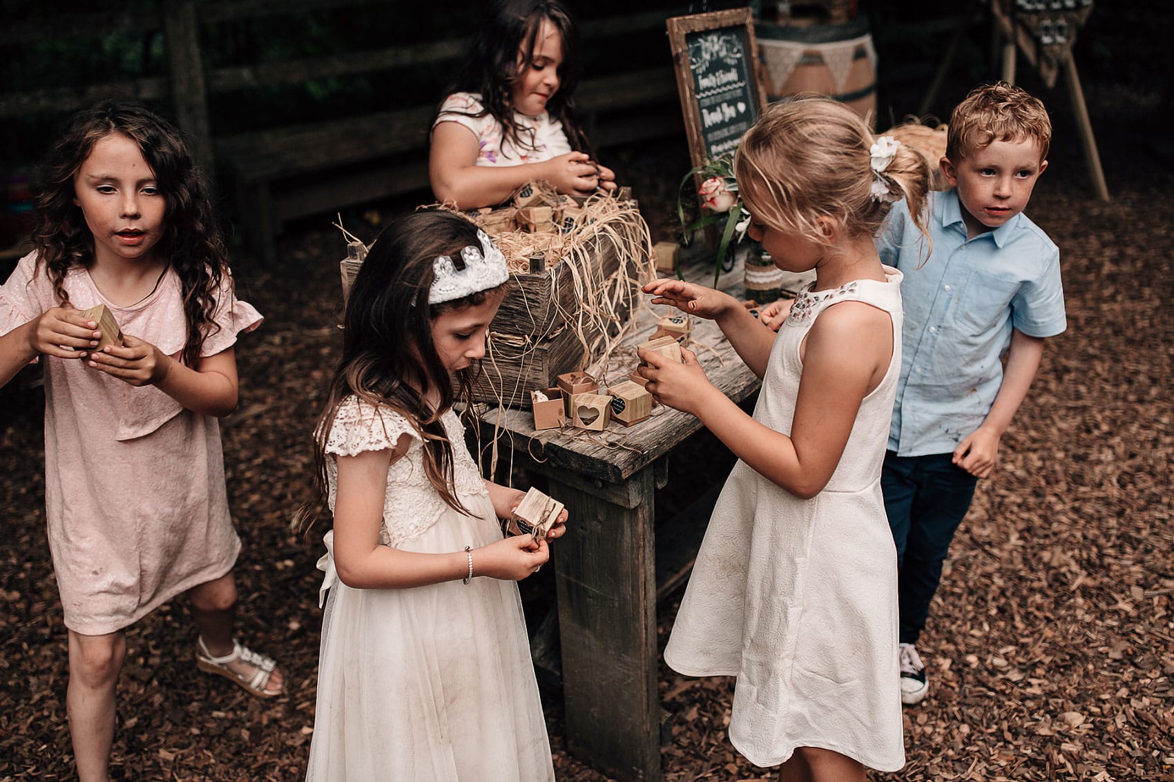 children at weddings alternative couples photographer