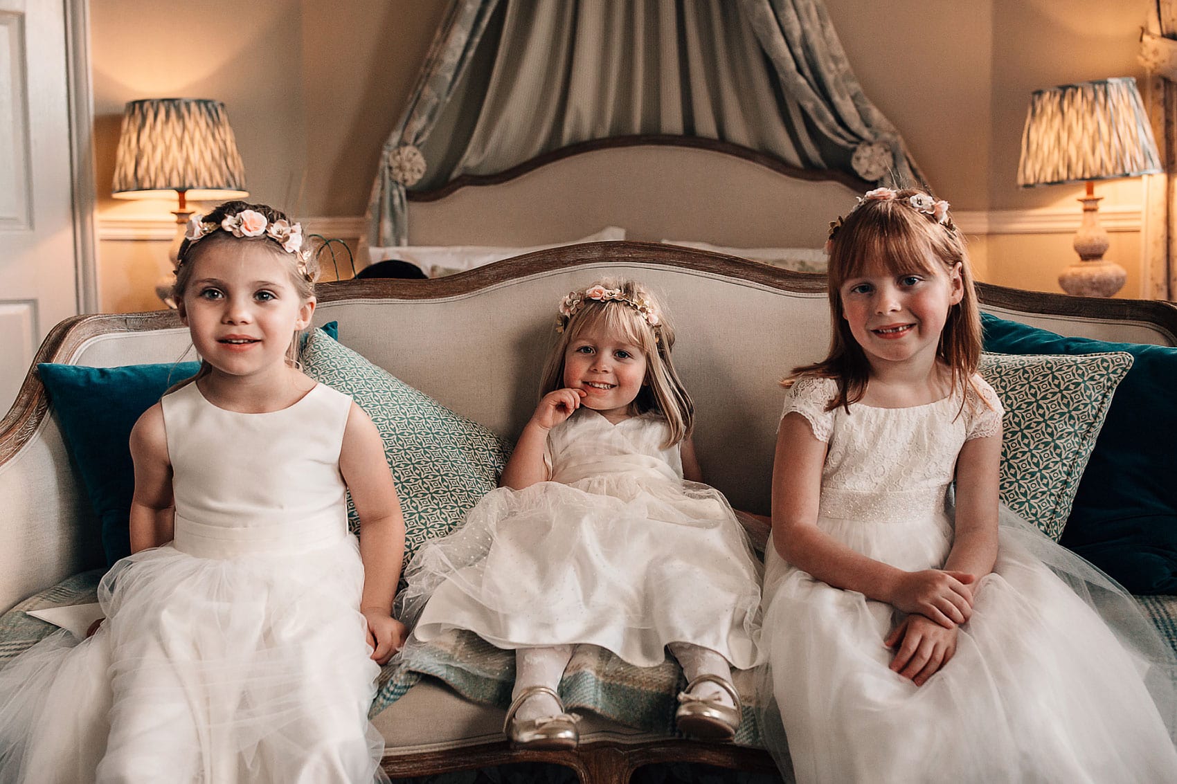 flower girls wedding photography Middleton Lodge