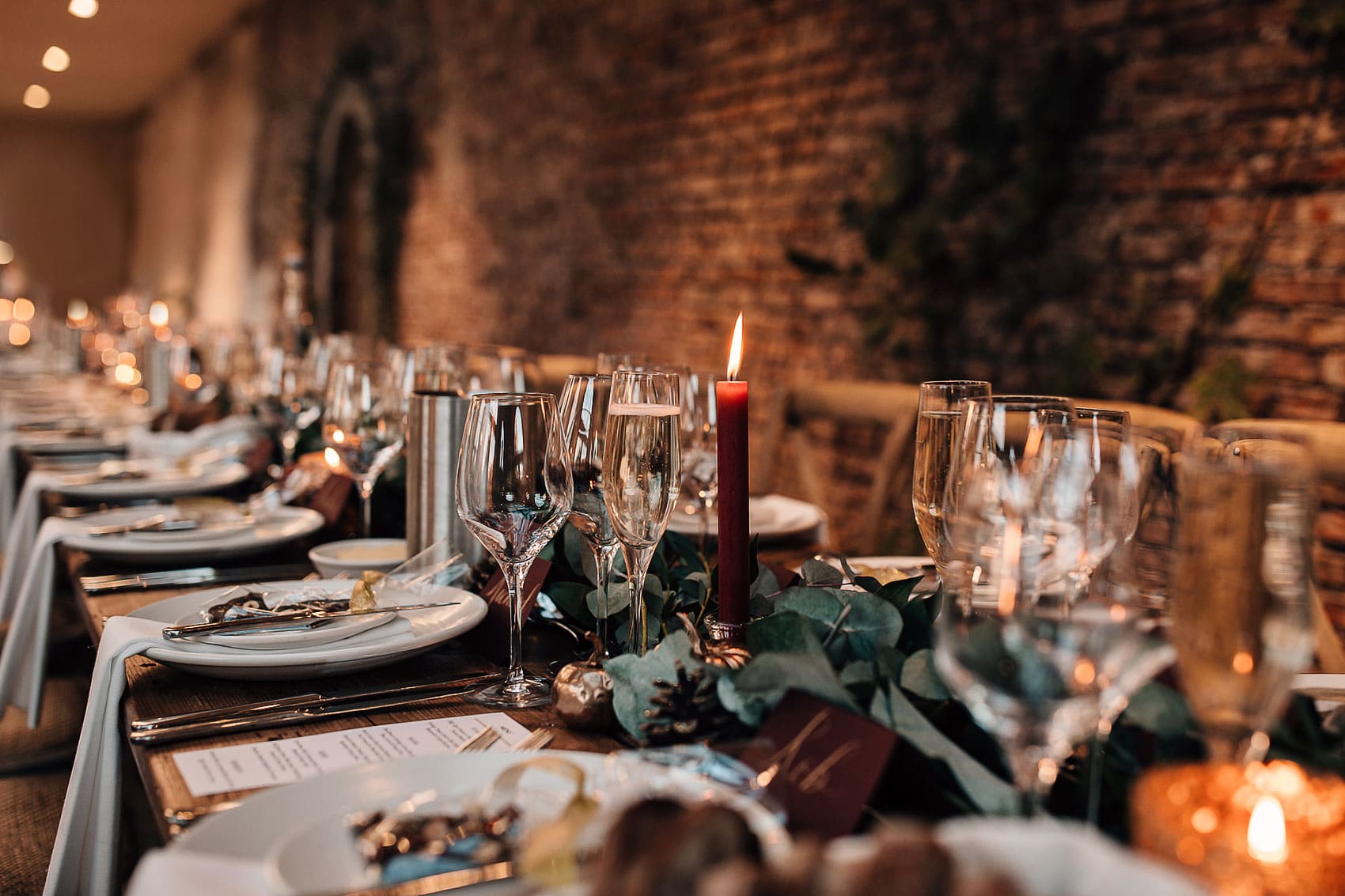 Autumnal decor wedding photography Yorkshire