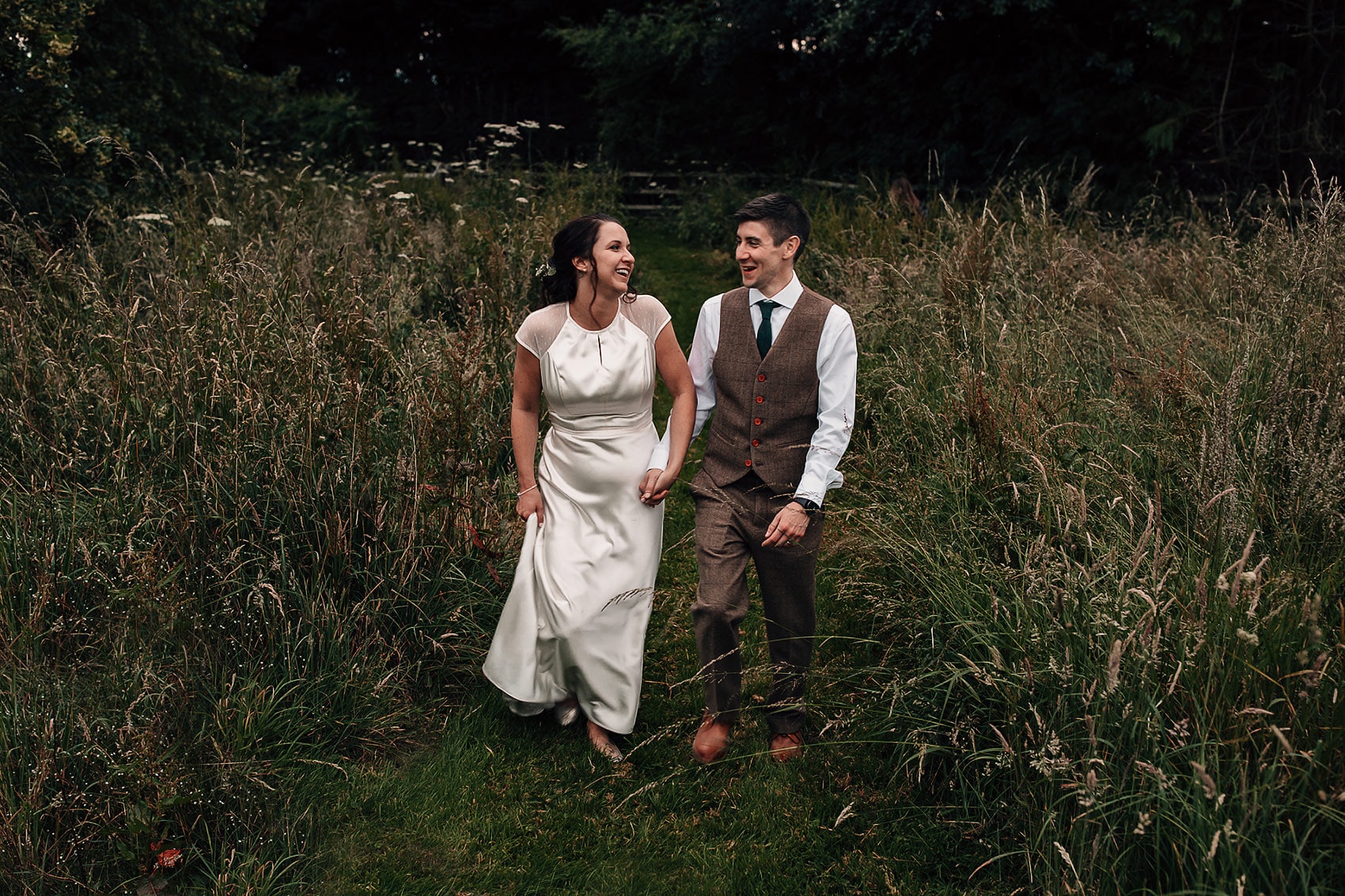 field wedding Crayke Manor