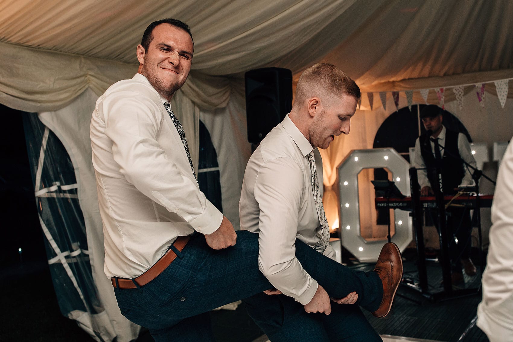 farm wedding dance-floor