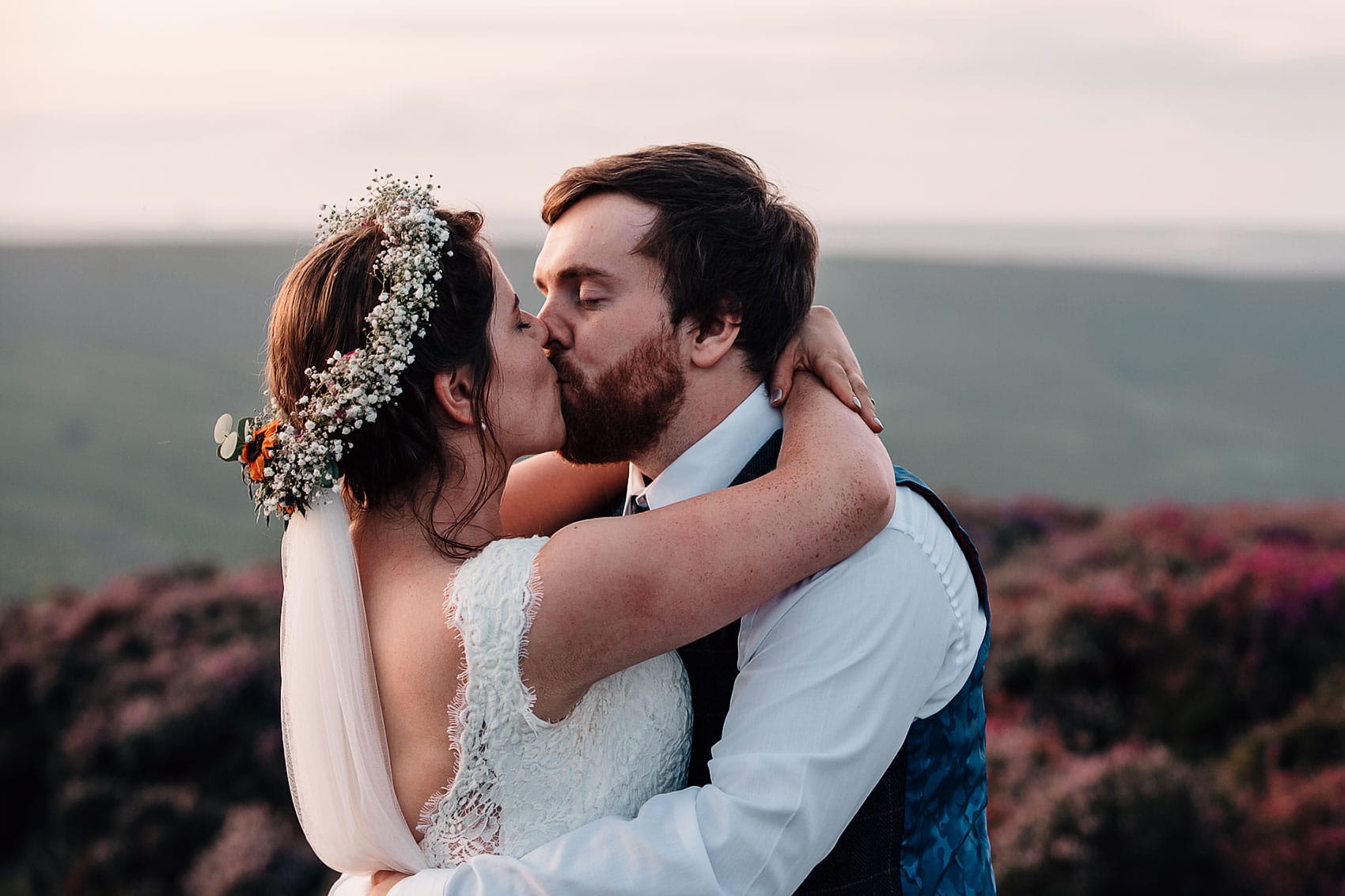 Yorkshire moors farm wedding