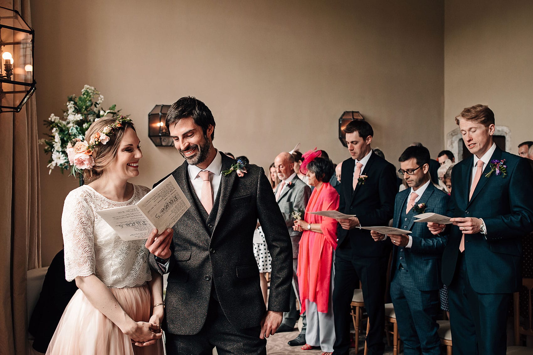 Yorkshire countryside boho wedding photography