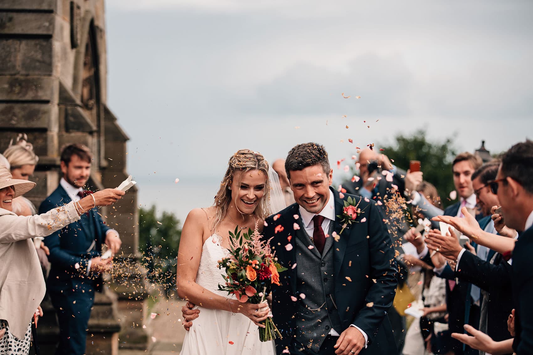 photography bohemian wedding confetti