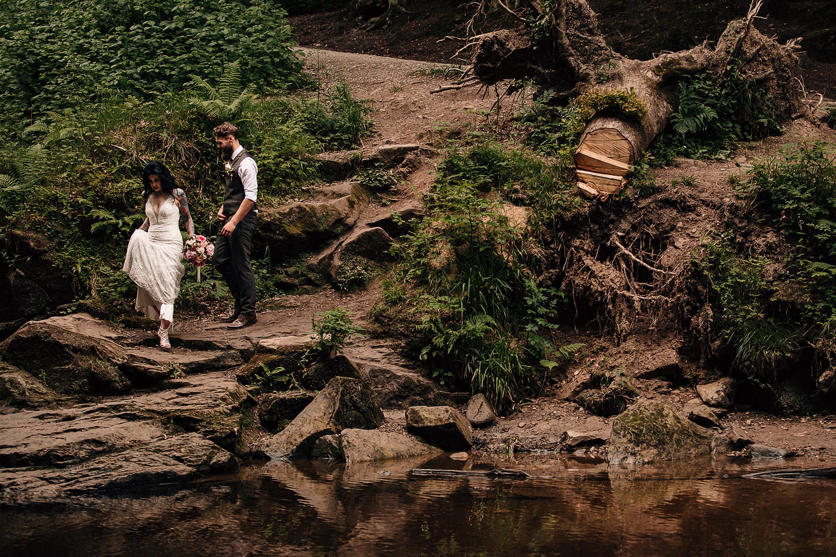 woodland wedding dress ideas