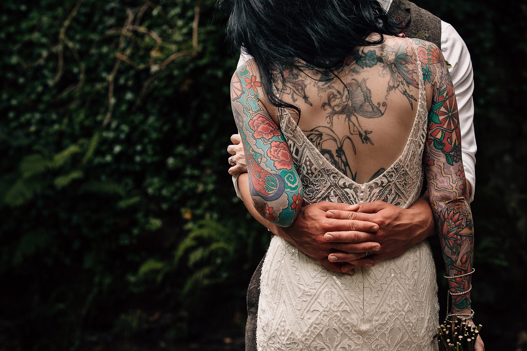 rock and roll bride wedding dress