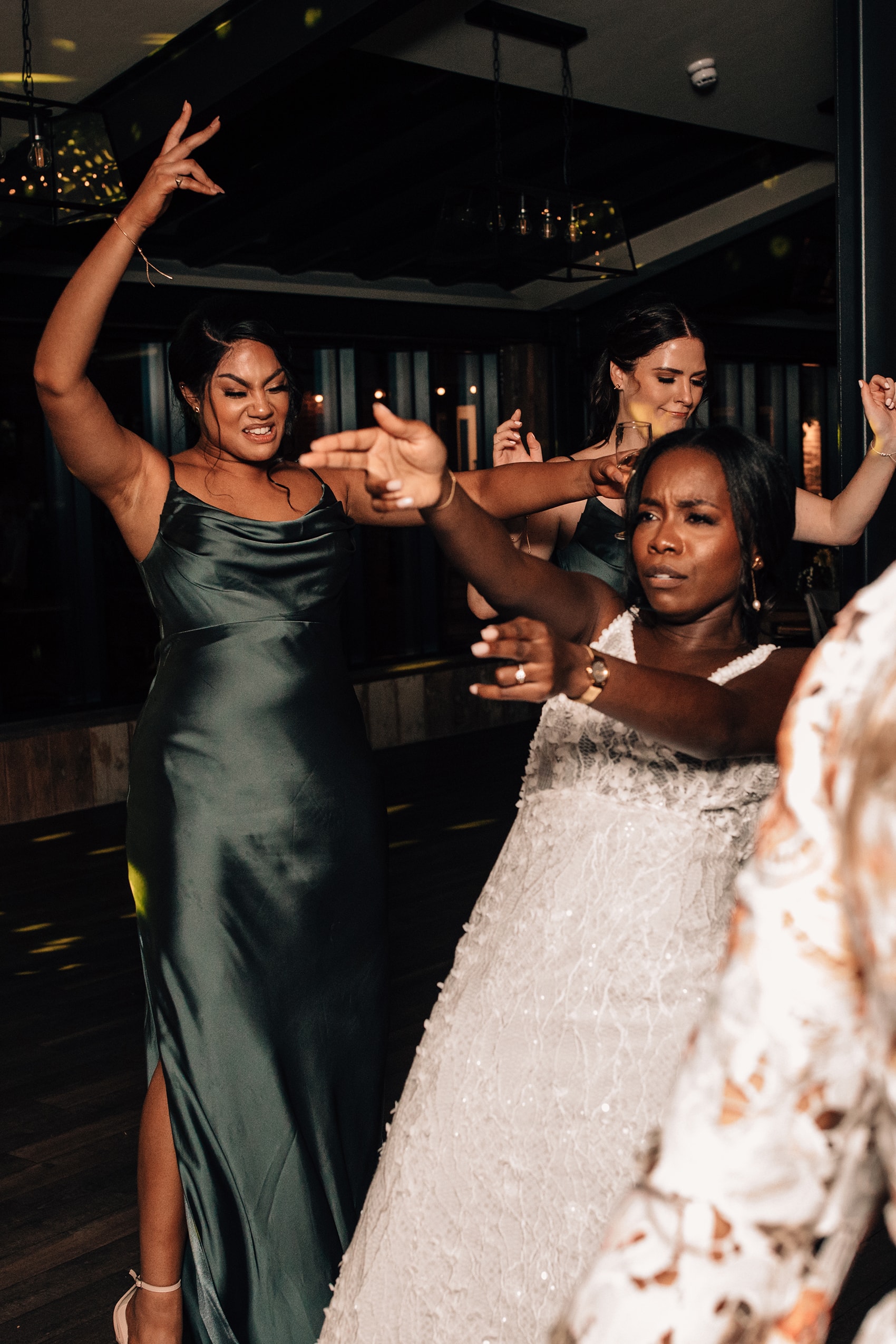 wild wedding dance-floor bride dancing