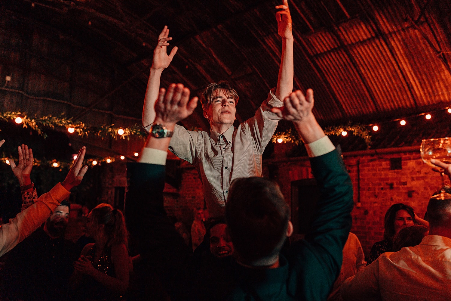 We stay late into the evening to photograph the wedding dance-floor